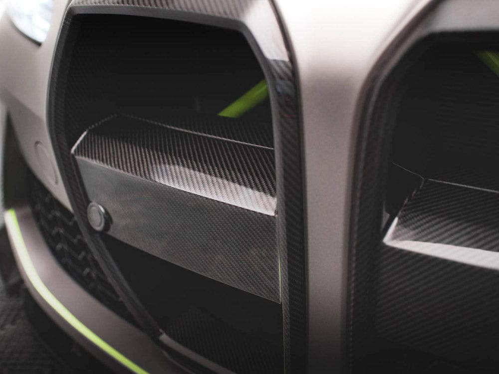 Maxton Design Carbon Fiber Front Grill + License Plate Holder Base BMW M4 G82 / M3 G80 Maxton Design SR