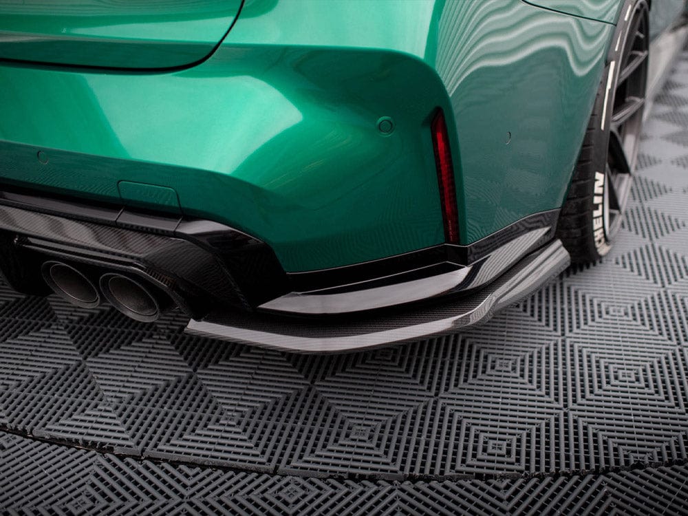 Maxton Design Carbon Fiber Rear Side Splitters BMW M3 G80 Maxton Design SR