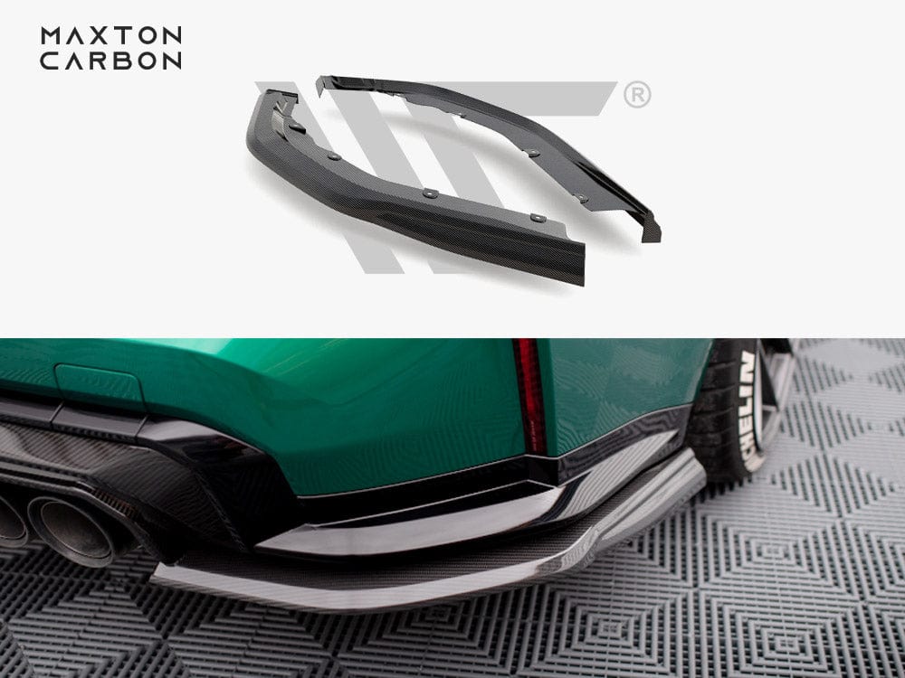 Maxton Design Carbon Fiber Rear Side Splitters BMW M3 G80 Maxton Design SR