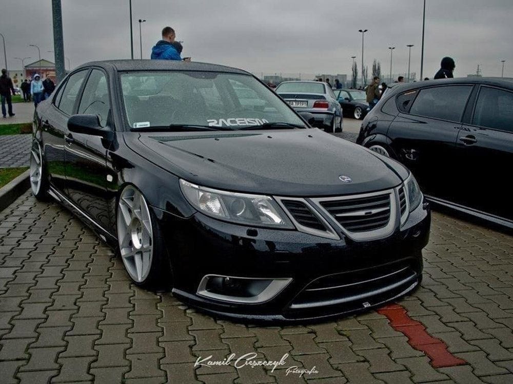 Maxton Design Carbon Look Front Splitter SAAB 9-3 Turbo X 2007-2011 Maxton Design SR