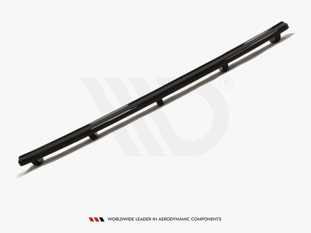 Maxton Design Carbon Look / No Central Rear Splitter VW Passat CC R36 Rline (Preface) (With Vertical Bars) Maxton Design SR