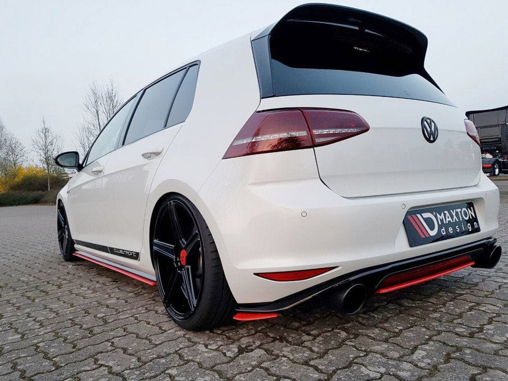 Maxton Design Carbon Look / No Rear Side Splitters VW Golf MK7 GTI Clubsport 2016-2017 Maxton Design SR