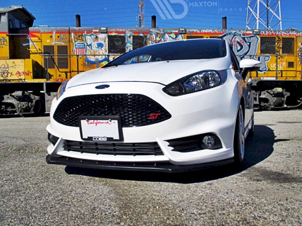 Maxton Design Carbon Look / Yellow Front Splitter V.1 Fiesta MK7 ST Facelift 2013-2017 Maxton Design SR