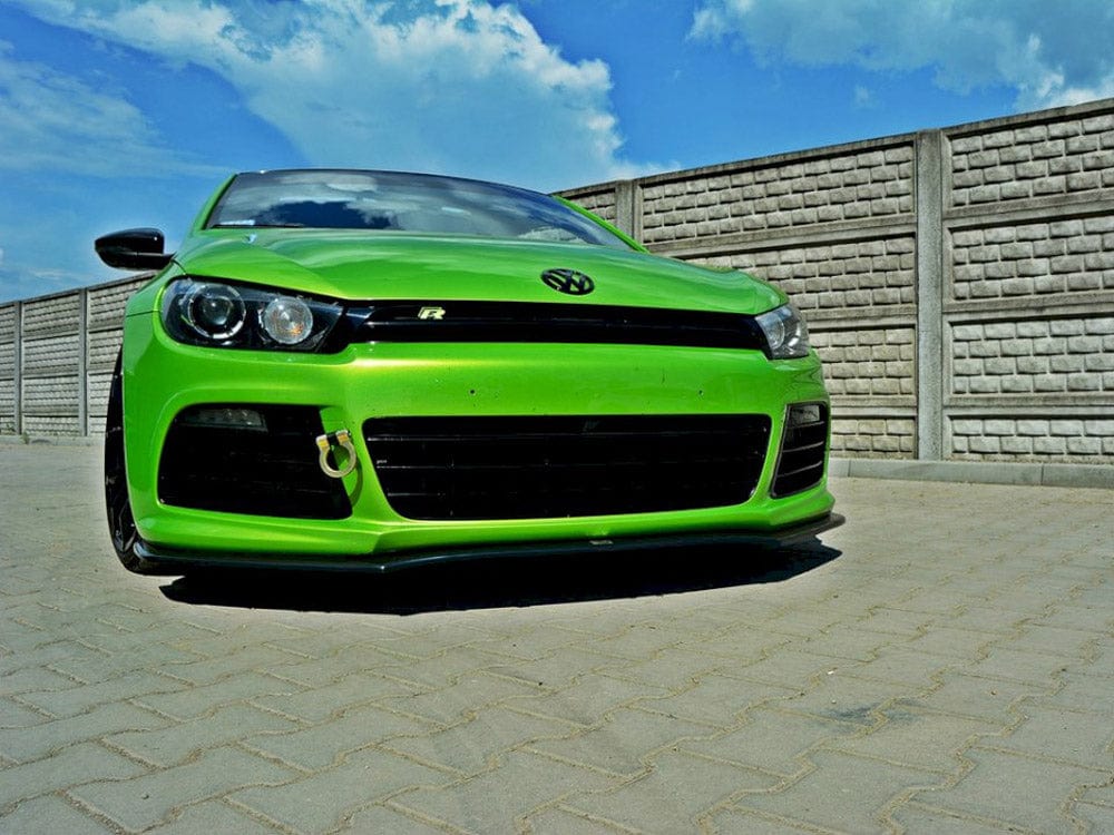 Maxton Design Carbon Look / Yellow Front Splitter VW Scirocco R VER2 Maxton Design SR