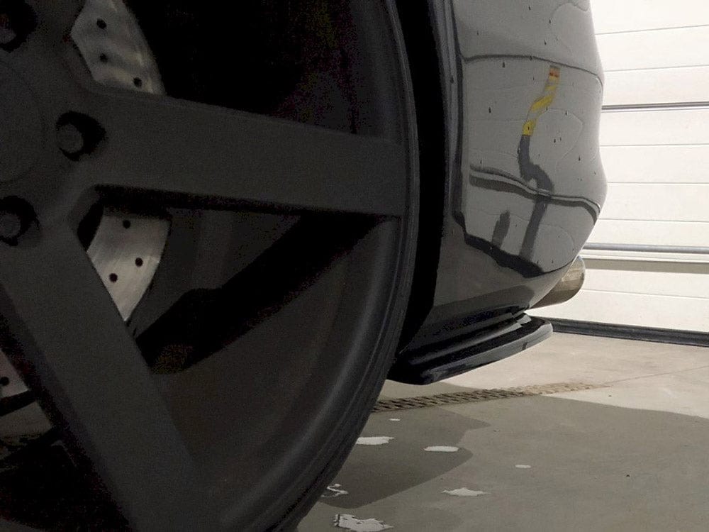 Maxton Design Carbon Look / Yellow Rear Side Splitters Audi S4 B8 Facelift 2012-UP Maxton Design SR