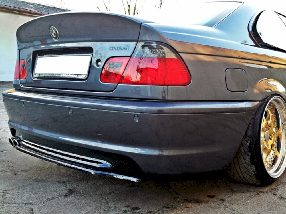 Maxton Design Central Rear Splitter BMW 3 E46 M-Pack Coupe Maxton Design SR