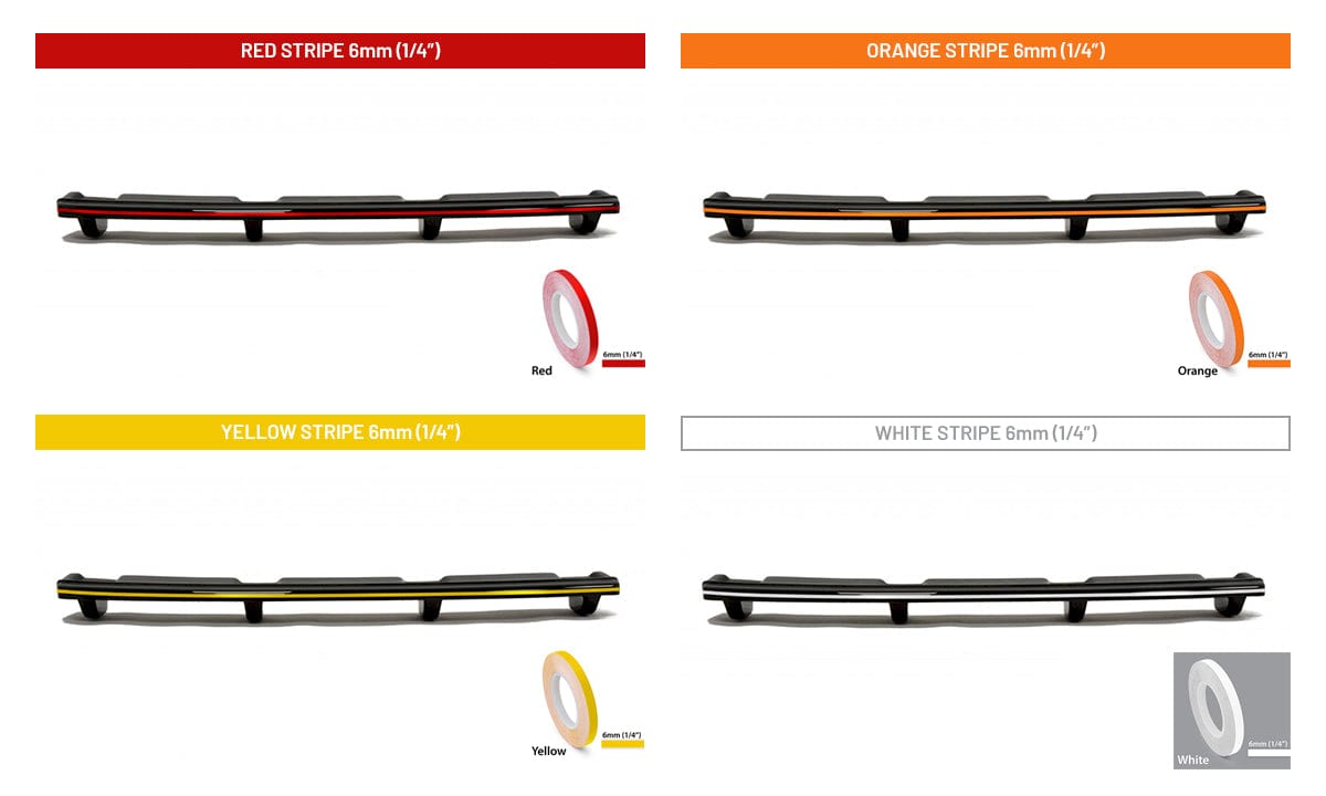 Maxton Design Central Rear Splitter Mazda 3 MK2 MPS (With Vertical Bars) Maxton Design SR