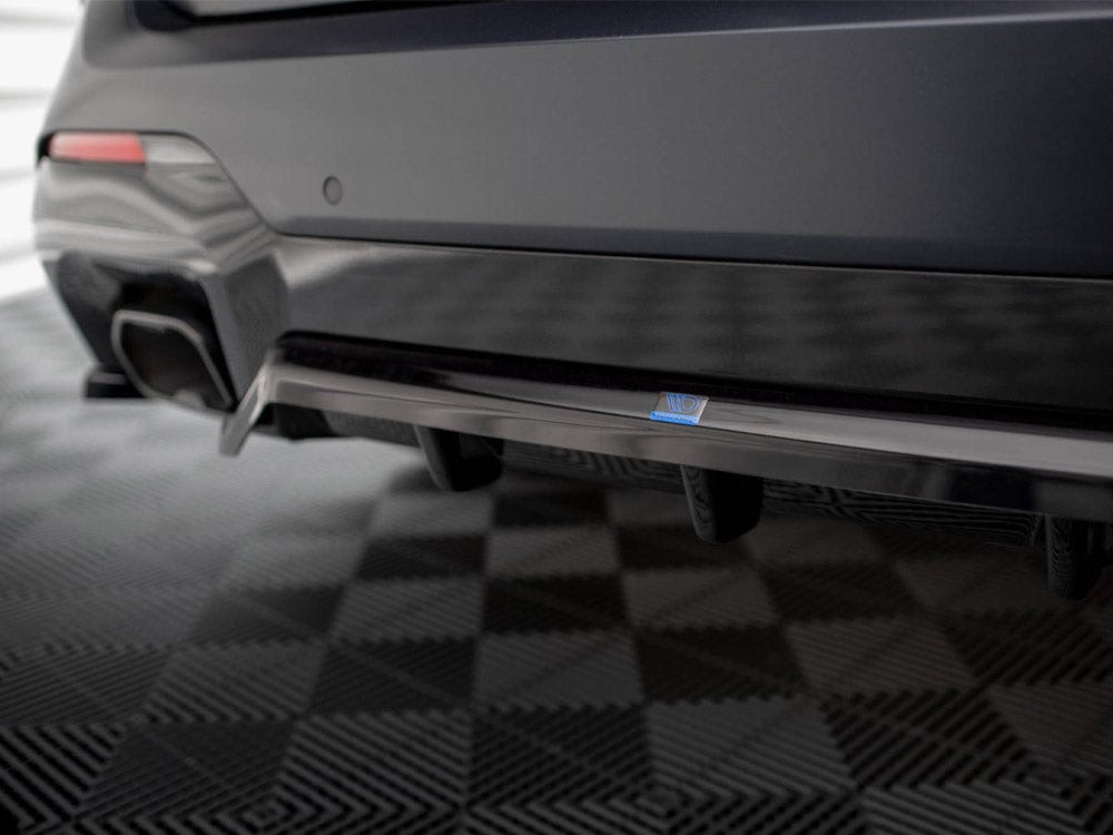 Maxton Design Central Rear Splitter (Vertical Bars) BMW X3 M-Pack G01 Facelift Maxton Design SR