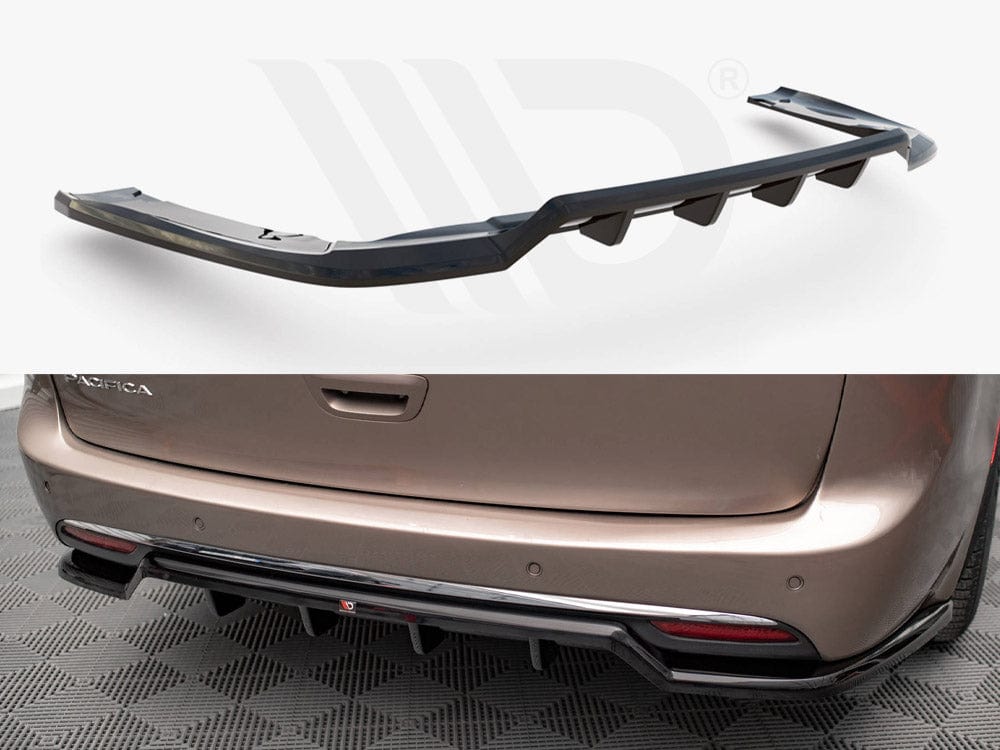 Maxton Design Central Rear Splitter (Vertical Bars) Chrysler Pacifica Mk2 Maxton Design SR