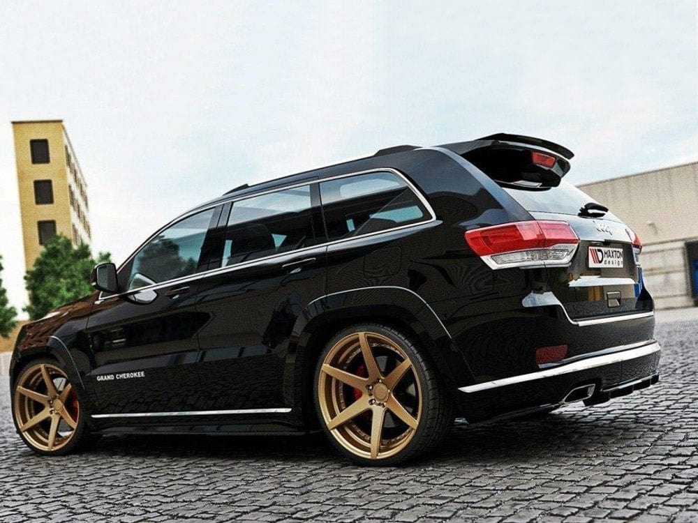 Maxton Design Central Rear Splitter (Vertical Bars) JEEP Grand Cherokee WK2 Summit Facelift Maxton Design SR