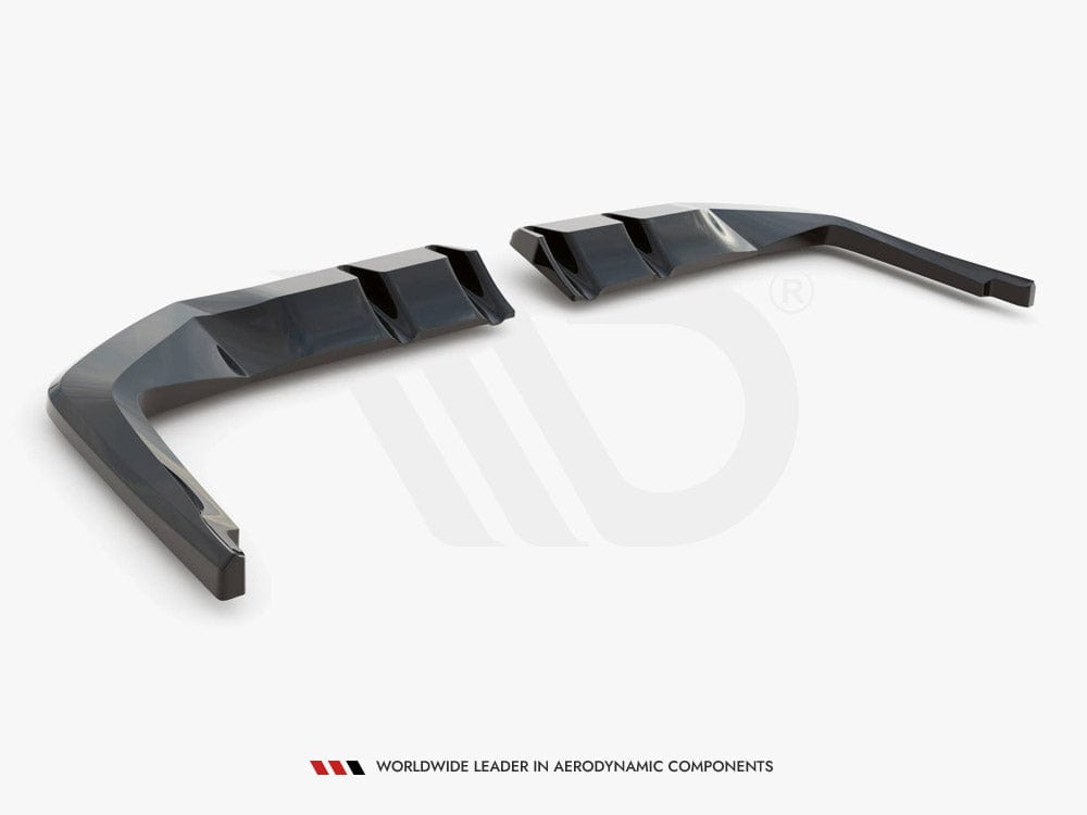 Maxton Design Central Rear Splitter (Vertical Bars) V.1 Honda Civic Type-R Mk 11 Maxton Design SR