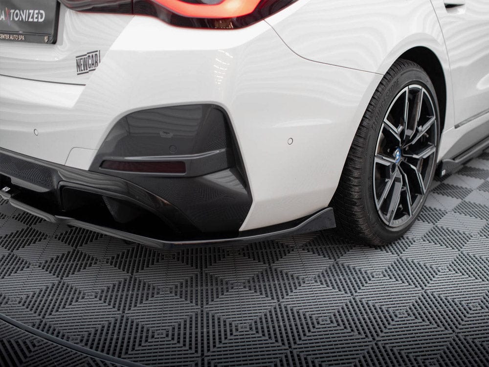 Maxton Design Central Rear Splitter (Vertical Bars) V.2 BMW i4 M-Pack G26 Maxton Design SR