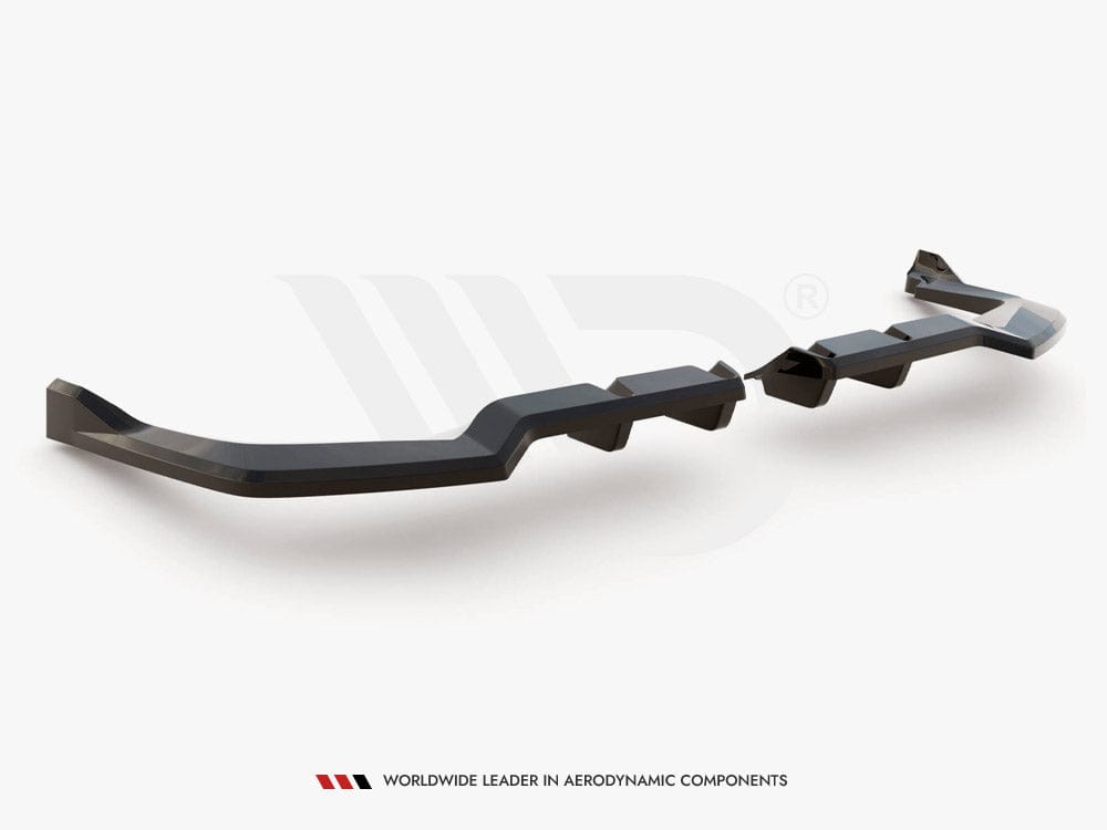 Maxton Design Central Rear Splitter (Vertical Bars) V.2 Honda Civic Type-R Mk 11 Maxton Design SR