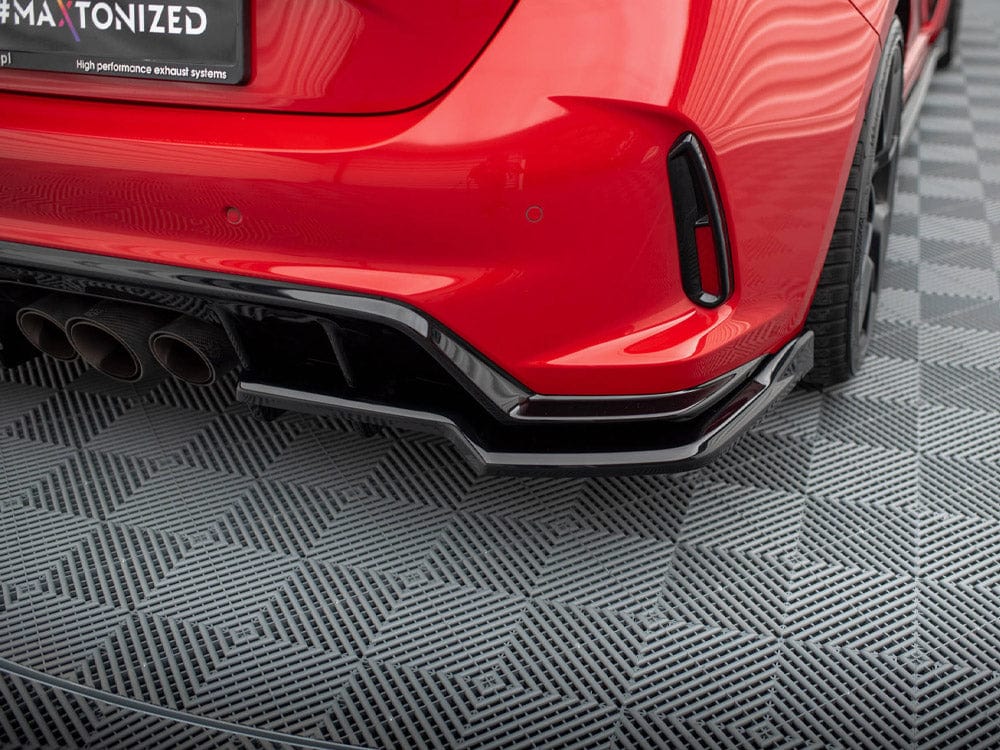 Maxton Design Central Rear Splitter (Vertical Bars) V.2 Honda Civic Type-R Mk 11 Maxton Design SR