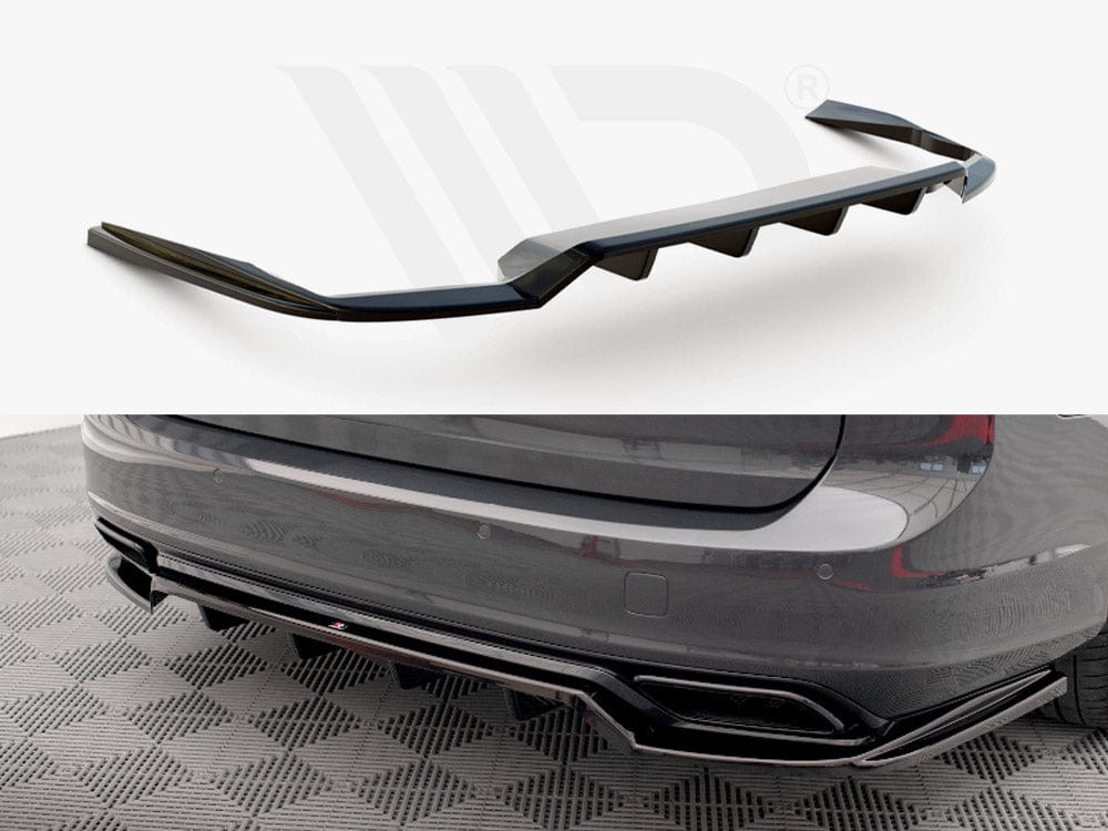 Maxton Design Central Rear Splitter (Vertical Bars) Volvo V90 R-Design Mk2 Maxton Design SR