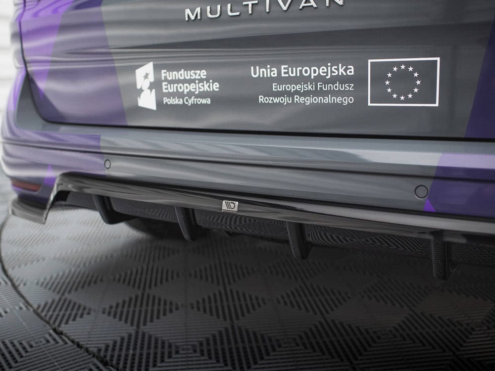 Maxton Design Central Rear Splitter (Vertical Bars) VW Multivan T7 Maxton Design SR