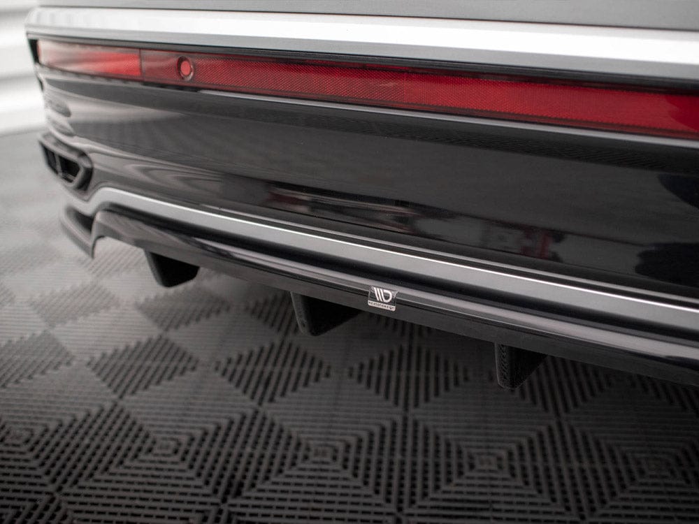 Maxton Design Central Rear Splitter (Vertical Bars) VW Taigo R-Line Mk1 Maxton Design SR