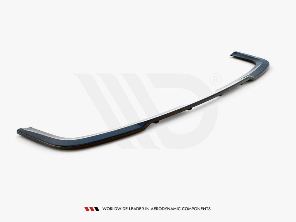Maxton Design Central Rear Splitter (W/ Vertical Bars) Volkswagen Caddy MK4 2015-2020 Maxton Design SR
