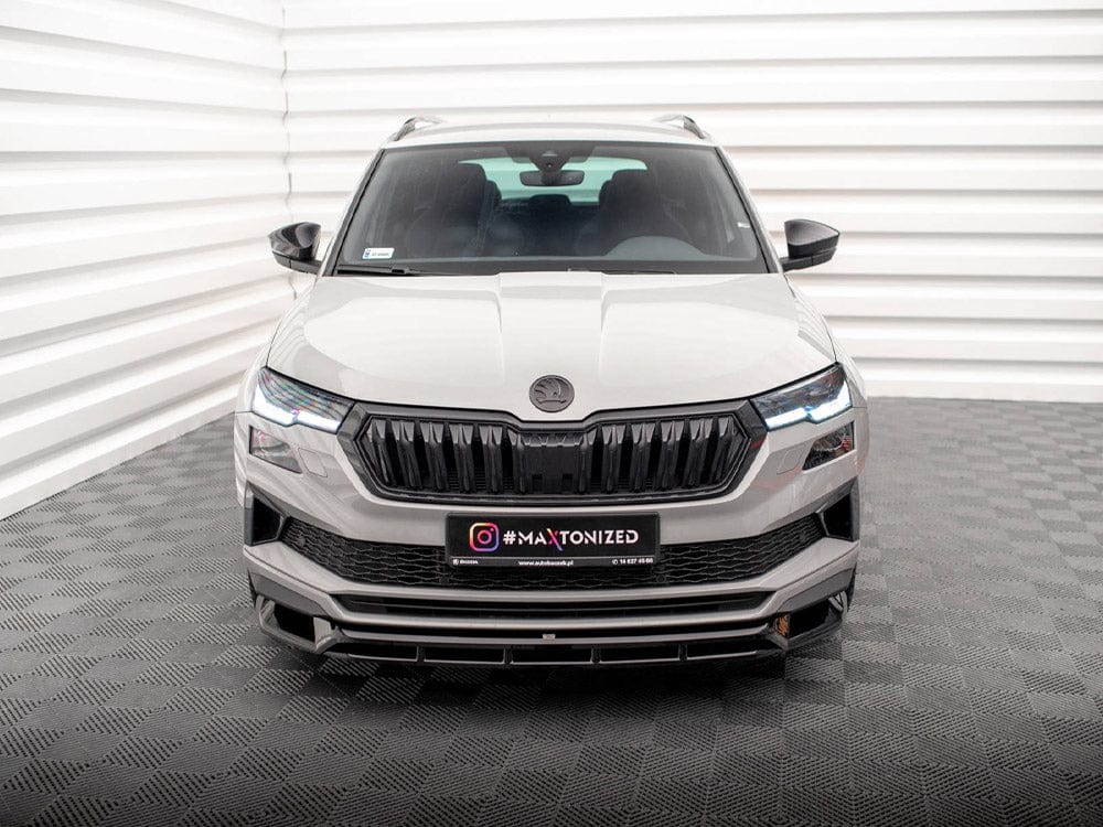 Maxton Design Front Splitter Skoda Karoq Sportline Mk1 Facelift Maxton Design SR