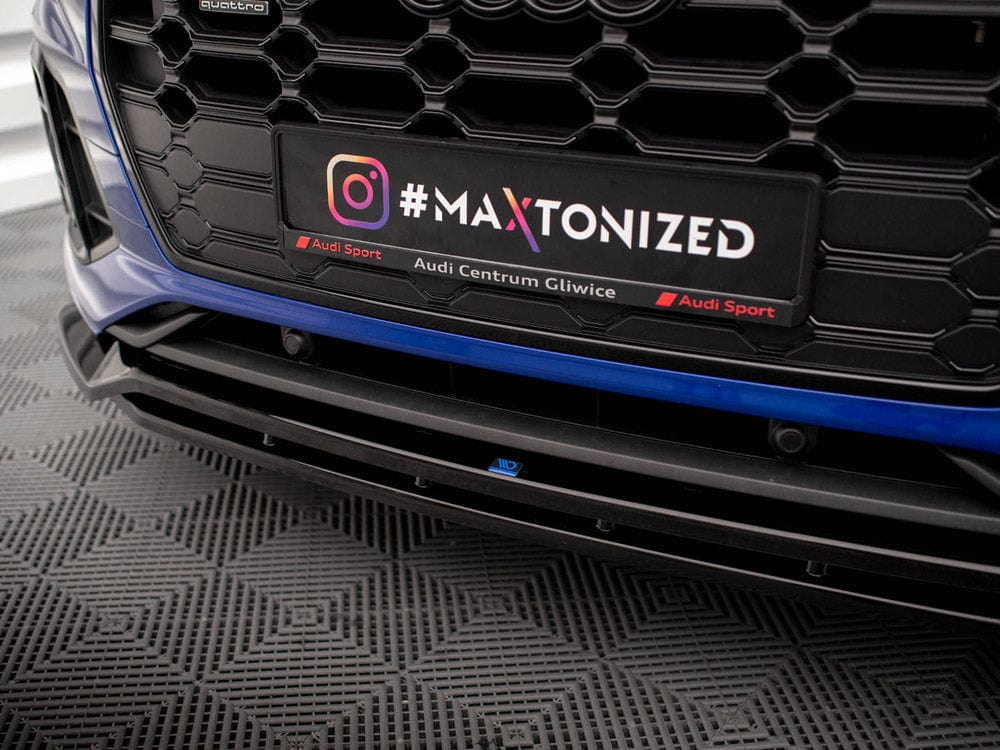 Maxton Design Front Splitter V.1 Audi SQ5 / Q5 S-Line SUV / Sportback Mk2 Facelift Maxton Design SR