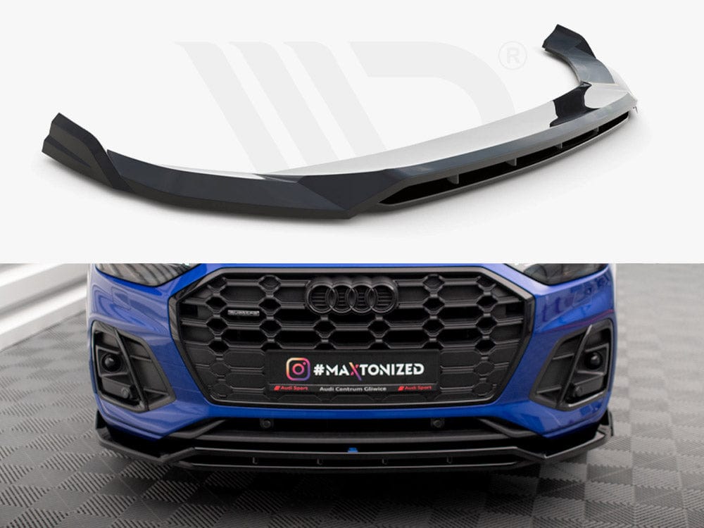 Maxton Design Front Splitter V.1 Audi SQ5 / Q5 S-Line SUV / Sportback Mk2 Facelift Maxton Design SR