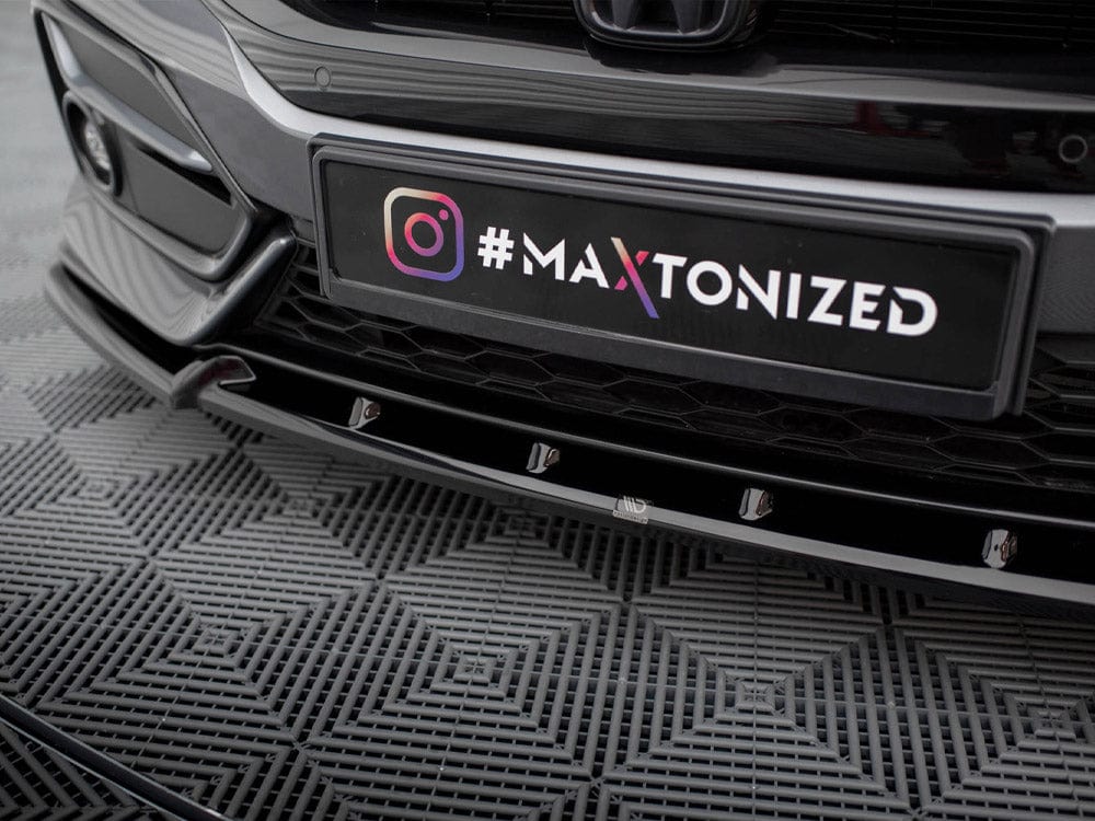 Maxton Design Front Splitter V.1 + Flaps Honda Civic Sport Mk 10 Maxton Design SR