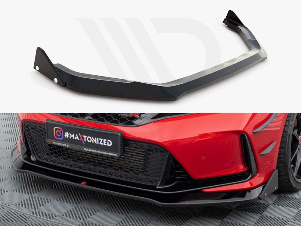Maxton Design Front Splitter V.1 + Flaps Honda Civic Type-R Mk 11 Maxton Design SR