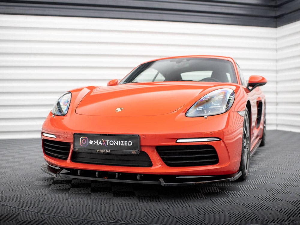 Maxton Design Front Splitter V.1 Porsche 718 Cayman 982c Maxton Design SR