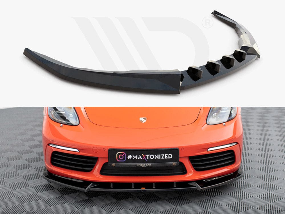 Maxton Design Front Splitter V.1 Porsche 718 Cayman 982c Maxton Design SR