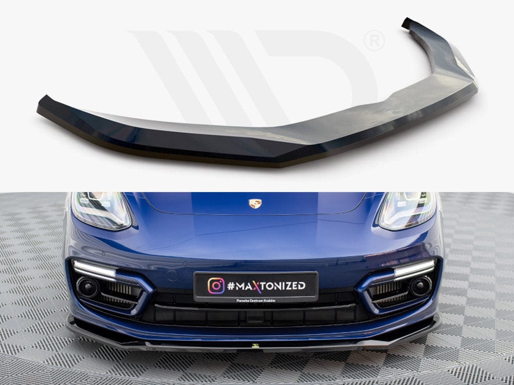 Maxton Design Front Splitter V.1 Porsche Panamera E-Hybrid 971 Facelift Maxton Design SR