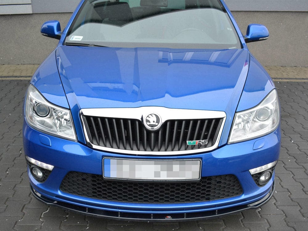Maxton Design Front Splitter V.1 Skoda Octavia MK2 VRS Facelift 2008-2013 Maxton Design SR
