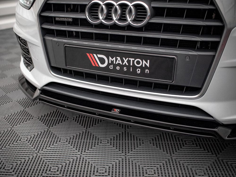 Maxton Design Front Splitter V.2 Audi Q3 8U Facelift 2014-2018 Maxton Design SR