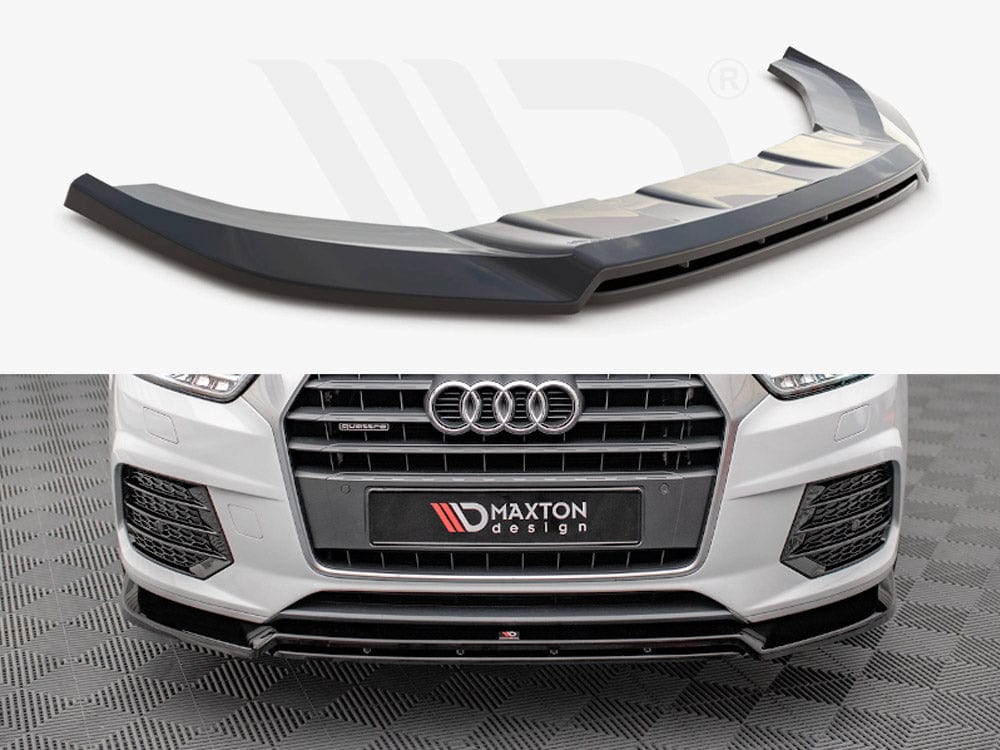 Maxton Design Front Splitter V.2 Audi Q3 8U Facelift 2014-2018 Maxton Design SR