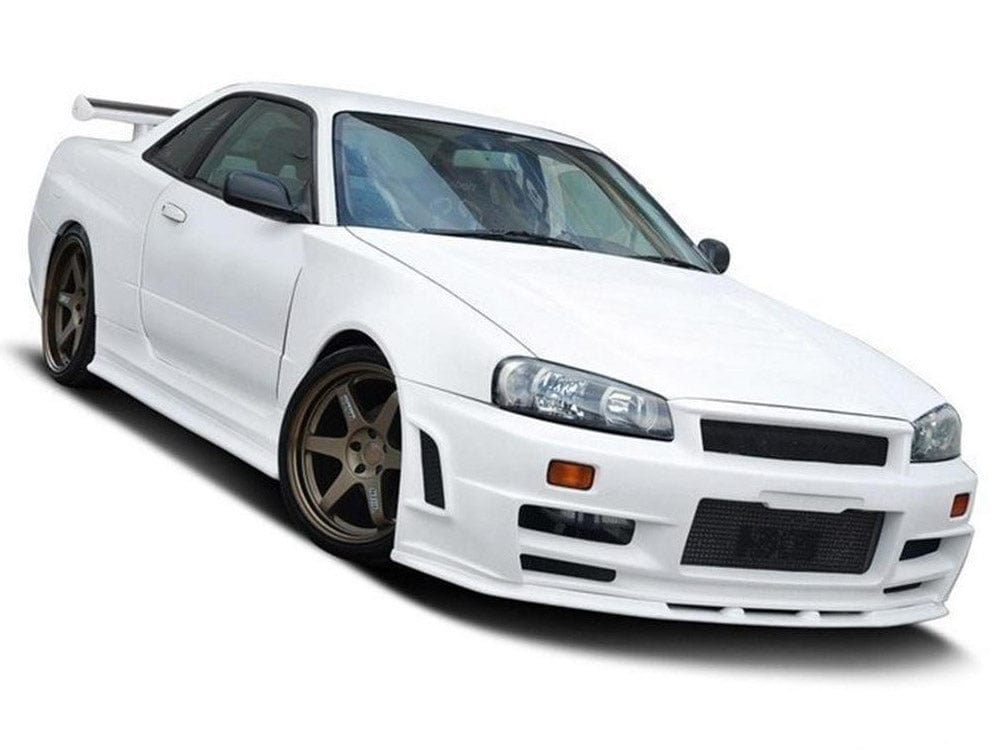 Maxton Design Front WIDE Arches Z-type Look Nissan Skyline R34 GTR (For Z-type Bumper) 1998-2002 Maxton Design SR
