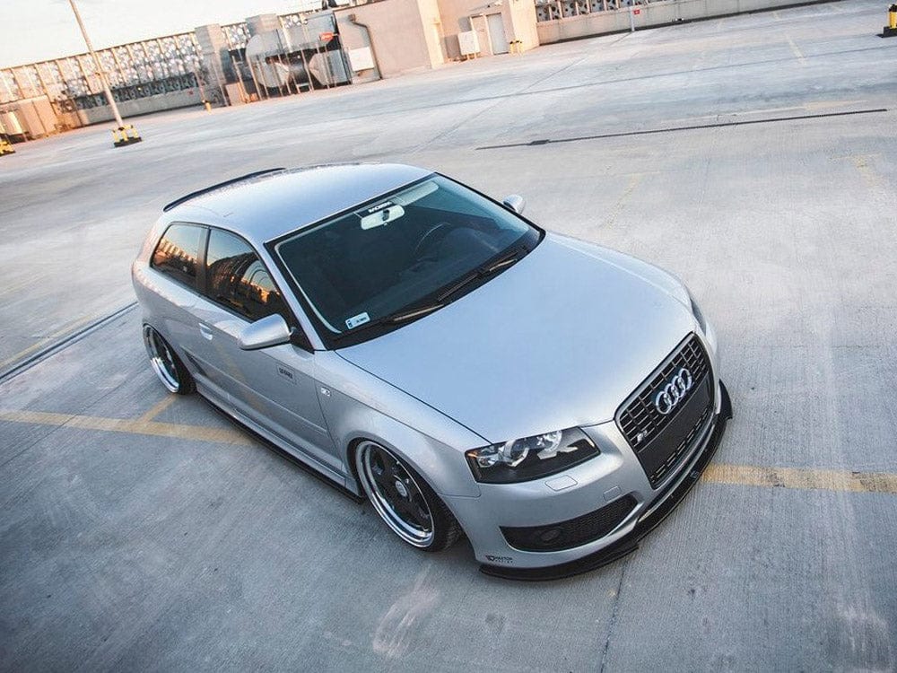 Maxton Design Gloss Black Front Splitter Audi S3 8P Maxton Design SR