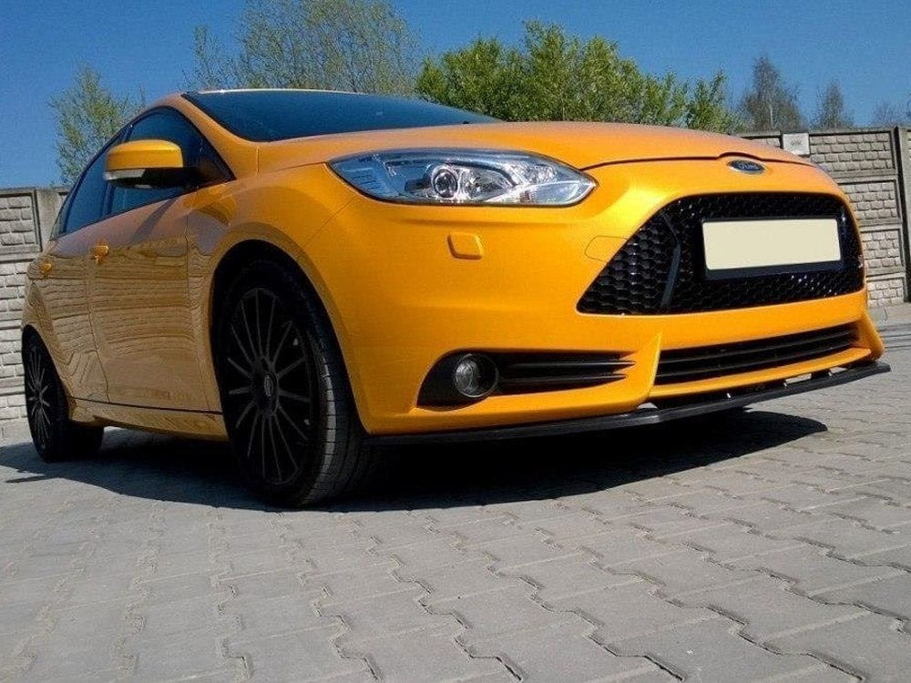 Maxton Design Gloss Black Front Splitter Focus MK3 ST Preface Model Maxton Design SR