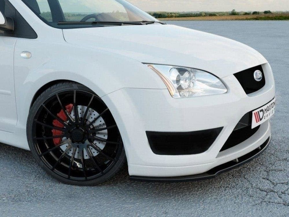 Maxton Design Gloss Black Front Splitter Ford Focus II ST Preface Model Maxton Design SR