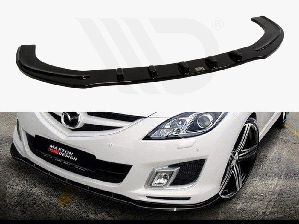 Maxton Design Gloss Black Front Splitter Mazda 6 MK2 (For Dynamic Sport Version) 2008-2010 Maxton Design SR