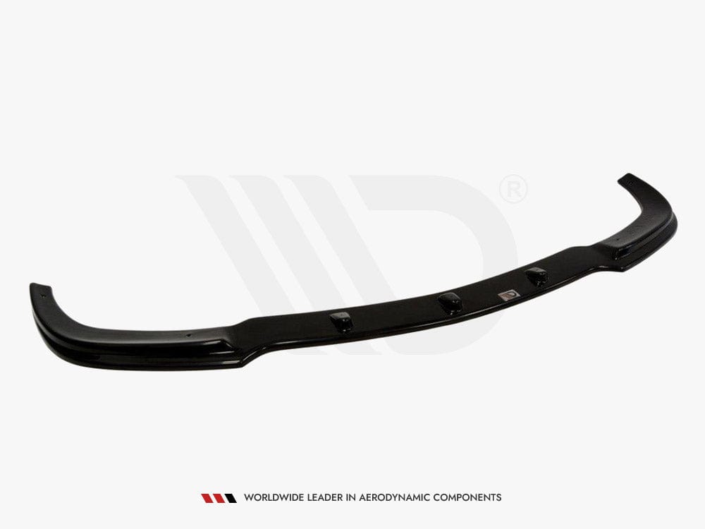 Maxton Design Gloss Black Front Splitter Mercedes CLK W209 Facelift Model For Standard Version Maxton Design SR