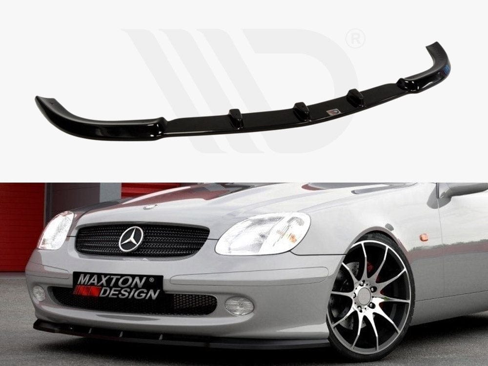 Maxton Design Gloss Black Front Splitter Mercedes SLK R170 Maxton Design SR