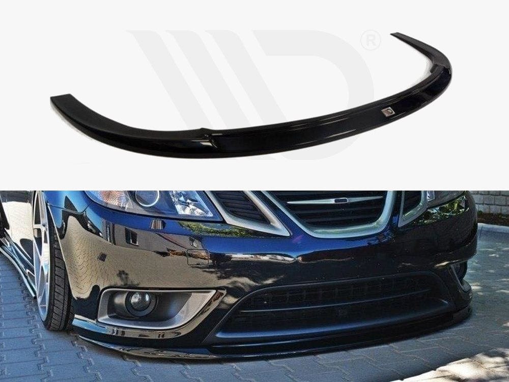 Maxton Design Gloss Black Front Splitter SAAB 9-3 Turbo X 2007-2011 Maxton Design SR