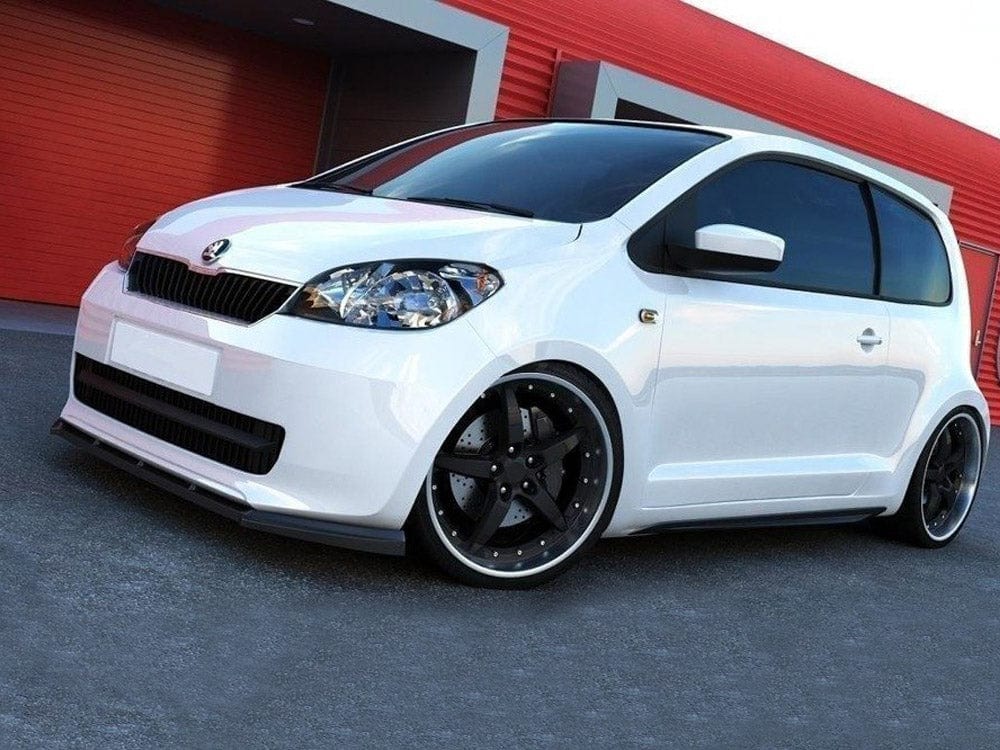 Maxton Design Gloss Black Front Splitter Skoda Citigo Maxton Design SR