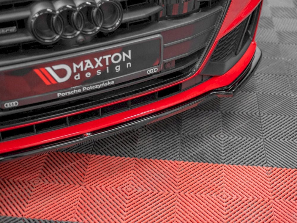 Maxton Design Gloss Black Front Splitter V.1 Audi A7 C8 S-line / S7 C8 2017- Maxton Design SR