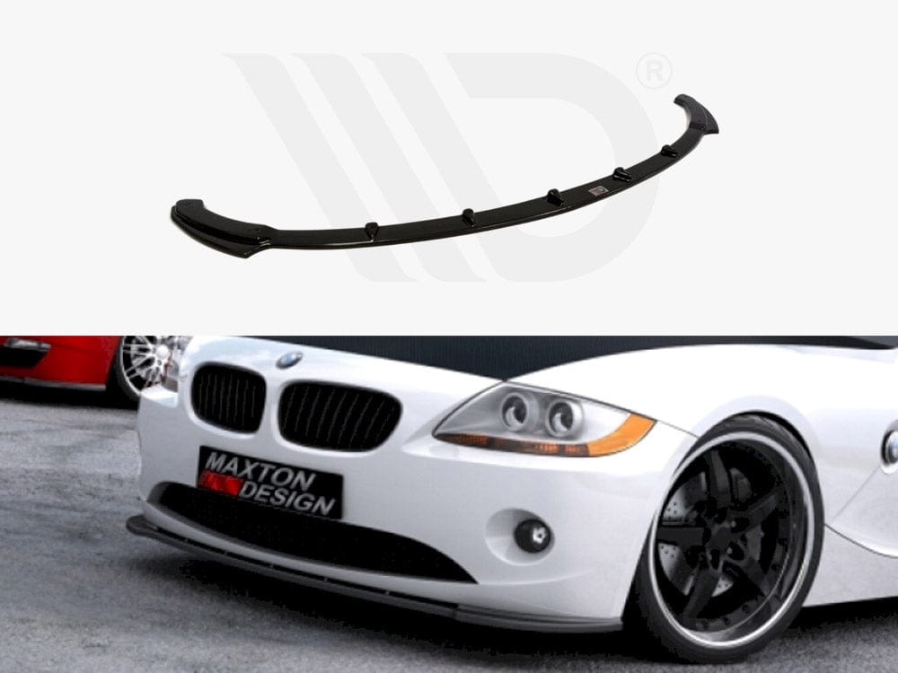 Maxton Design Gloss Black Front Splitter V.1 Bmw Z4 E85 / E86 (Preface Model) 2002-2006 Maxton Design SR