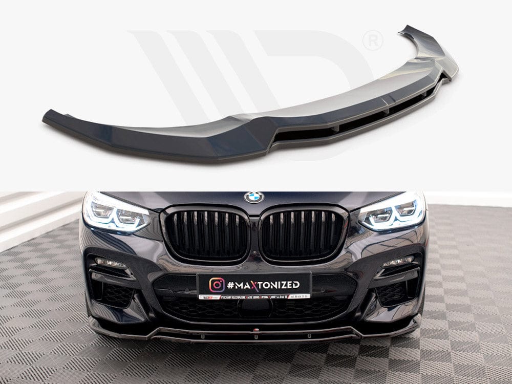 Maxton Design Gloss Black Front Splitter V.1 for BMW X3 M40d / M40i / M-Pack G01 Maxton Design SR
