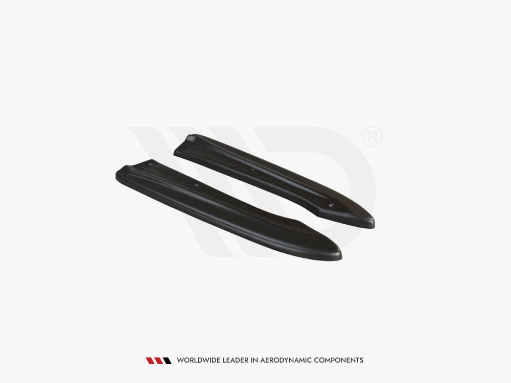 Maxton Design Gloss Black Rear Side Splitters Audi RS6 C6 Avant 2008-2010 Maxton Design SR