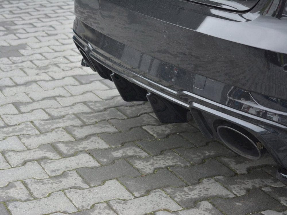 Maxton Design Gloss Black Rear Valance Audi RS3 8V FL Sportback 2017-20 Maxton Design SR