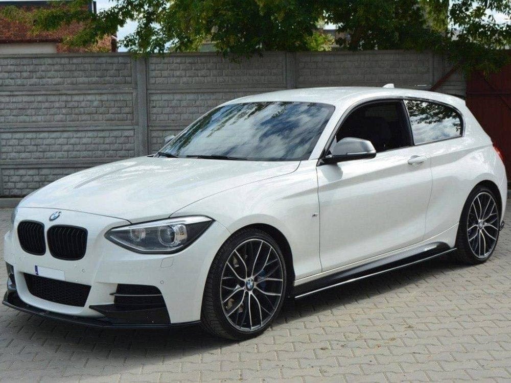 Maxton Design Gloss Black Side Skirts Diffusers BMW 1 F21 M135i / M140i / M-Pack Maxton Design SR