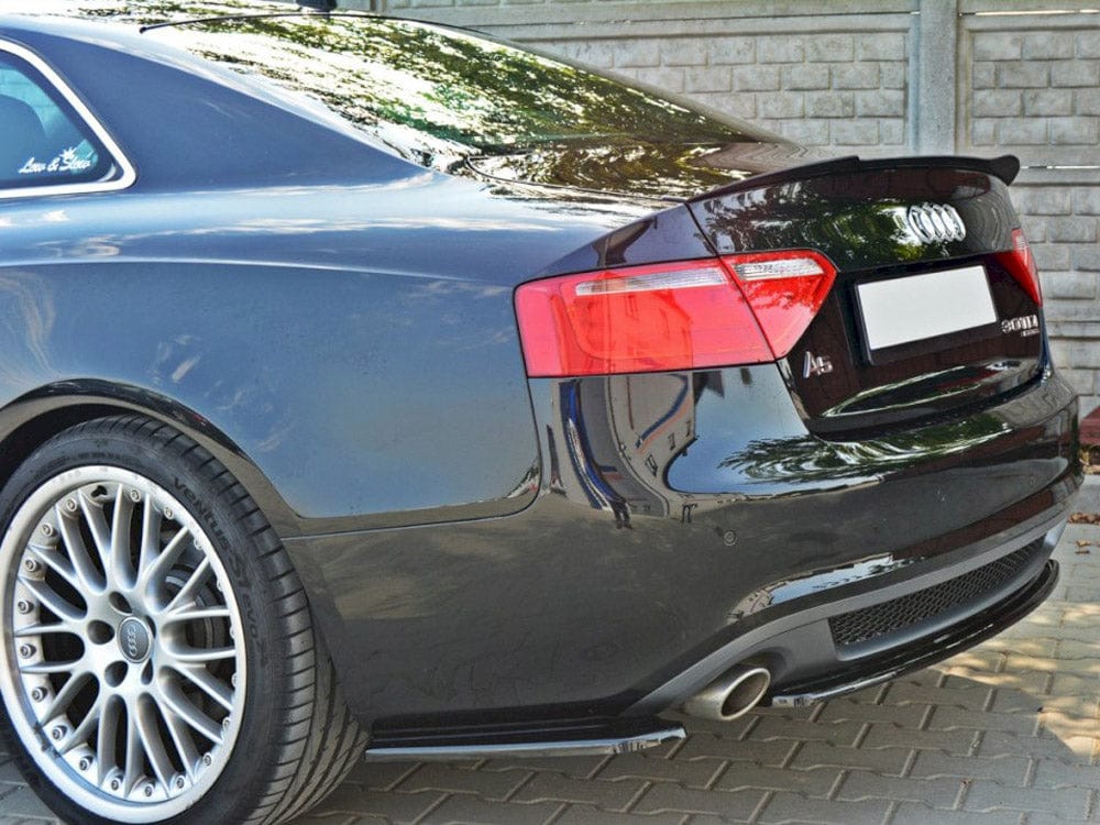 Maxton Design Gloss Black Spoiler CAP Audi S5 / A5 / A5 S-line 8T / 8T FL Coupe Maxton Design SR