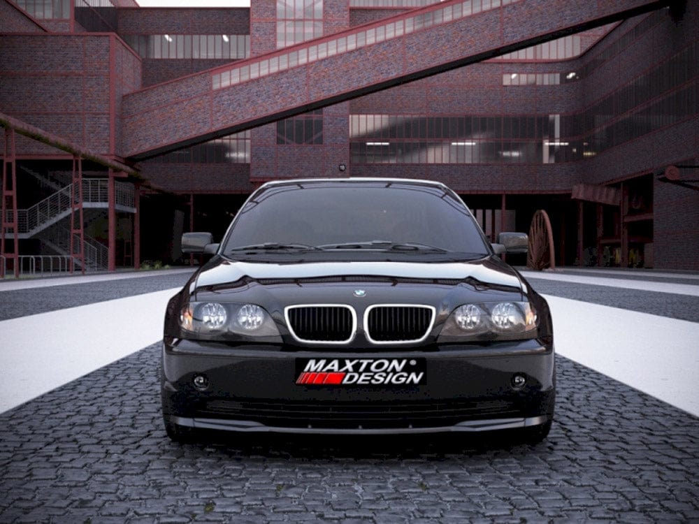 Maxton Design Gloss Black / Yellow Front Splitter BMW 3 E46 Saloon Facelift Model 2001-2007 Maxton Design SR